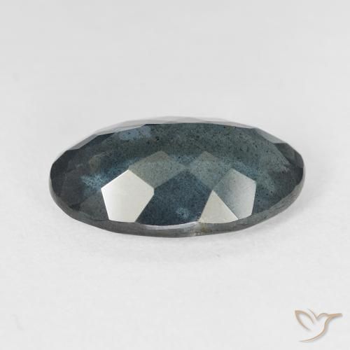 Acquamarina naturale blu da 7,33 ct, taglio ovale, VS-SI