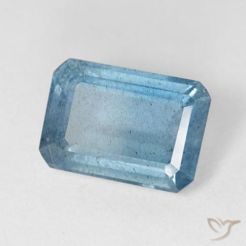 Acquamarina Bambina blu naturale da 5.28 ct, Ottagonale / Taglio smeraldo, VS-SI