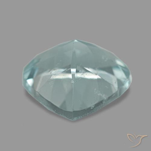 Acquamarina naturale blu da 1,29 ct, taglio a pera, VS