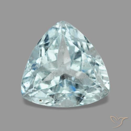 1.15ct blu acquamarina, trillion, VS