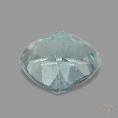 Acquamarina naturale blu da 1,15 ct, trillion, VS