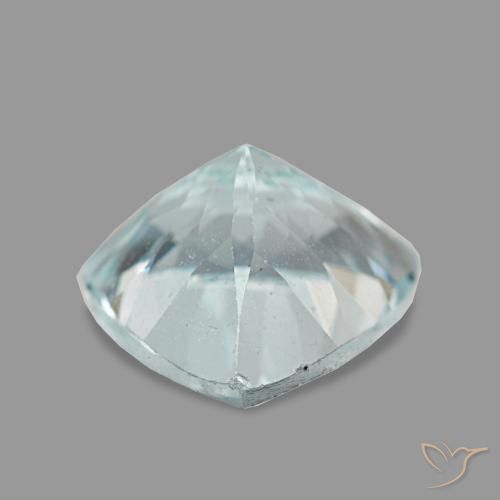 Acquamarina naturale blu da 1,56 ct, trillion, VS