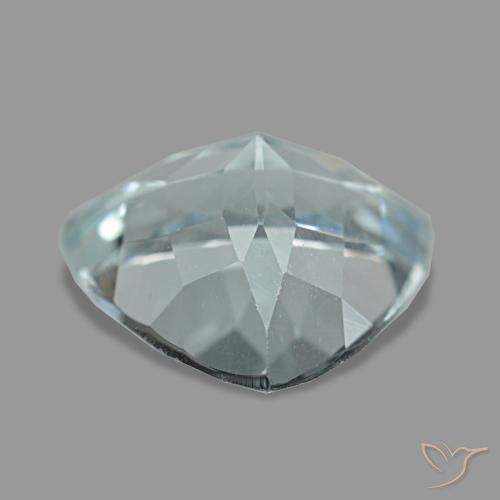 Acquamarina naturale blu da 2,74 ct, trillion, VS