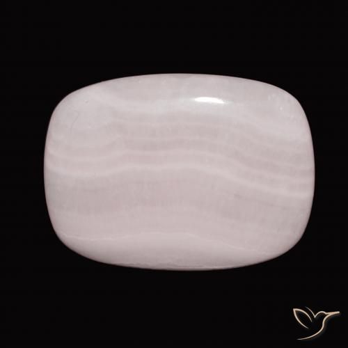 31.89ct Naturale Rosa chiaro Aragonite, Cuscino, Opaco