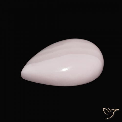 Aragonite Rosa rosa naturale da 10.75 ct, Forma a pera, Opaco