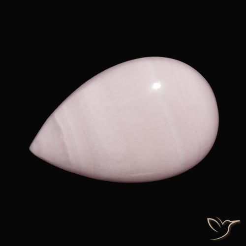 13.50ct Naturale Rosa rosa Aragonite, Forma a pera, Opaco