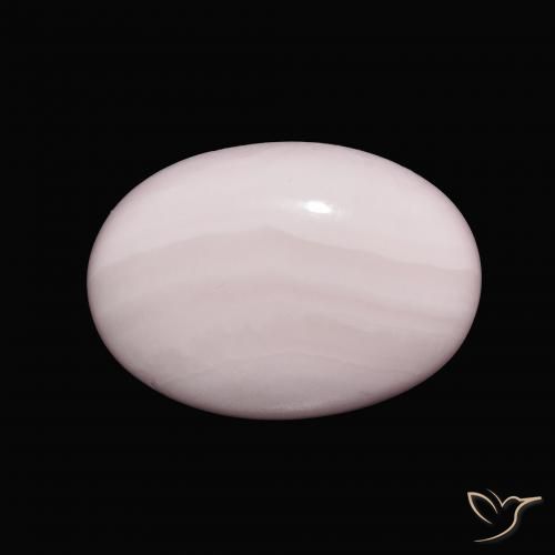 10.16ct Naturale Rosa chiaro Aragonite, Ovale, Opaco