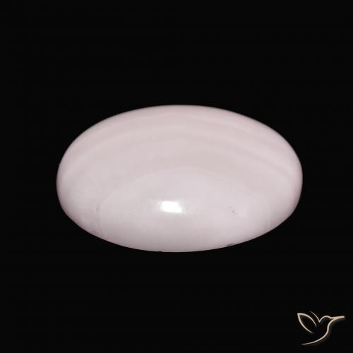 Aragonite Rosa chiaro naturale da 10.16 ct, Ovale, Opaco