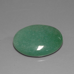 Avventurina Verde naturale da 33.04 ct, Taglio ovale, Opaco