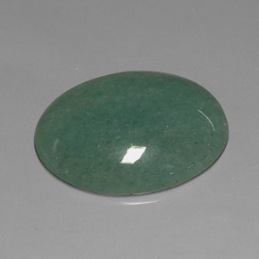 Avventurina Verde naturale da 23.78 ct, Taglio ovale, Opaco