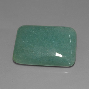 Avventurina Verde naturale da 30.87 ct, Taglio a baguette, Opaco