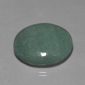 Avventurina naturale verde da 40,01 ct, taglio ovale, opaco