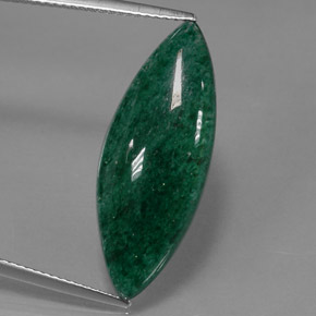 Avventurina naturale verde da 9,56 ct, marchesa, traslucido