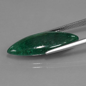 Avventurina naturale verde da 9,56 ct, marchesa, traslucido