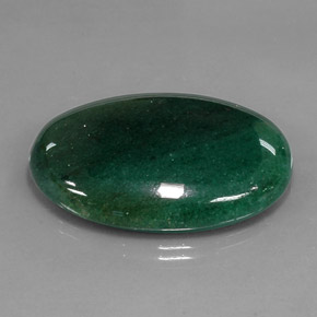 Avventurina Verde naturale da 47.23 ct, Taglio ovale, Traslucido