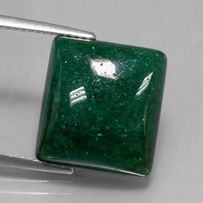 Avventurina Verde naturale da 11.40 ct, Quadrato, Traslucido
