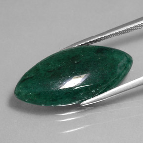 Avventurina naturale verde da 11,17 ct, marchesa, opaco