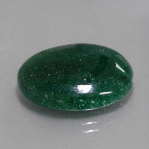 Avventurina Verde naturale da 15.91 ct, Taglio ovale, Traslucido