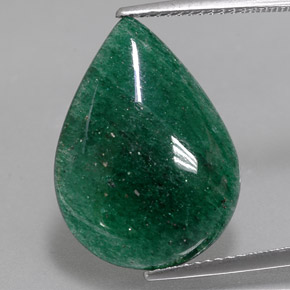 Avventurina Verde naturale da 9.81 ct, Forma a pera, Traslucido