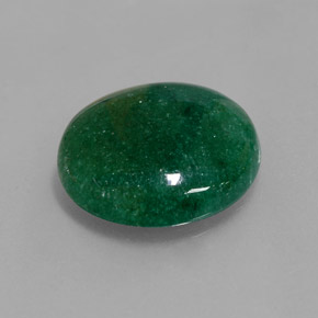 Avventurina Verde naturale da 12.28 ct, Taglio rotondo, Traslucido