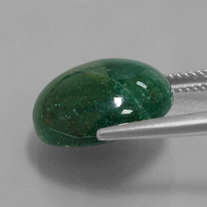 Avventurina Verde naturale da 11.46 ct, Taglio rotondo, Traslucido
