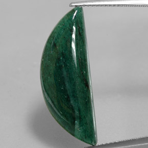 Avventurina naturale verde da 12,23 ct, forma fantasia, traslucido