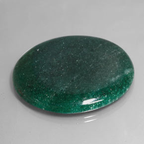 Avventurina Verde naturale da 93.74 ct, Taglio rotondo, Traslucido