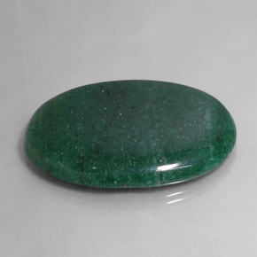 Avventurina Verde naturale da 82.69 ct, Taglio ovale, Traslucido