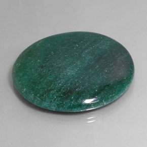 Avventurina Verde naturale da 153.35 ct, Taglio rotondo, Traslucido