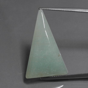 Avventurina naturale verde da 16,05 ct, trillion, traslucido