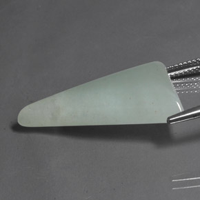 Avventurina Verde brillante naturale da 20.84 ct, Taglio trillion, Traslucido