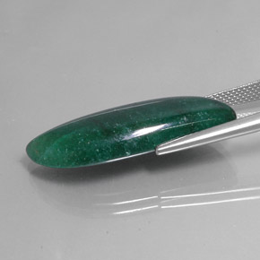 Avventurina naturale verde da 18,67 ct, forma fantasia, traslucido