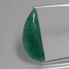 Avventurina naturale verde da 6,85 ct, forma fantasia, traslucido