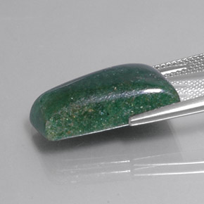 Avventurina naturale verde da 14,62 ct, forma fantasia, traslucido