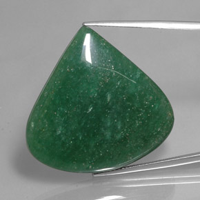 Avventurina Verde naturale da 49.57 ct, Forma a pera, Traslucido