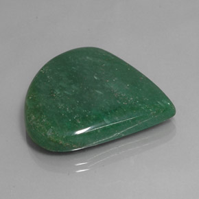 Avventurina Verde naturale da 49.57 ct, Forma a pera, Traslucido