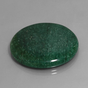 Avventurina Verde naturale da 67.40 ct, Taglio rotondo, Traslucido