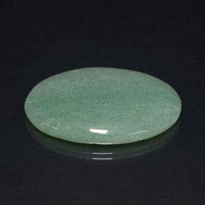 Avventurina Verde naturale da 64.52 ct, Taglio ovale, Opaco