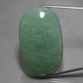 Avventurina Verde naturale da 85.64 ct, Taglio ovale, Opaco