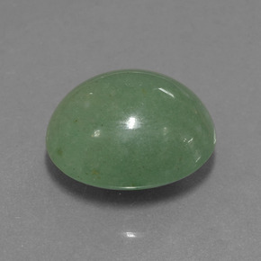 Avventurina Verde naturale da 16.76 ct, Taglio ovale, Traslucido