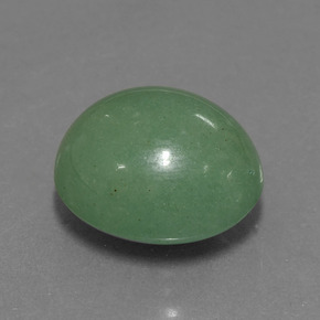 Avventurina Verde naturale da 18.83 ct, Taglio ovale, Traslucido