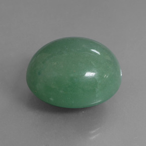 Avventurina naturale verde da 47,19 ct, taglio ovale, traslucido
