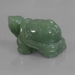 Avventurina Verde naturale da 306.71 ct, Forma fantasia, Opaco