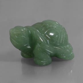 Avventurina naturale verde da 325,36 ct, forma fantasia, opaco