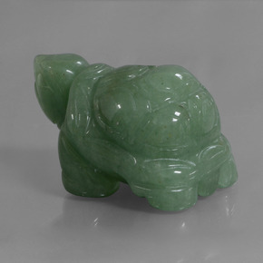 Avventurina naturale verde da 325,36 ct, forma fantasia, opaco
