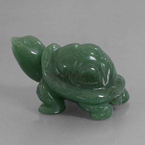Avventurina naturale verde da 457,52 ct, forma fantasia, opaco