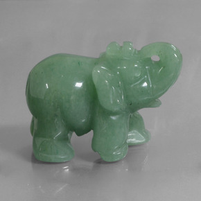 Avventurina naturale verde da 268,27 ct, forma fantasia, opaco