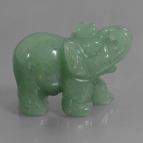 Avventurina naturale verde da 267,73 ct, forma fantasia, opaco