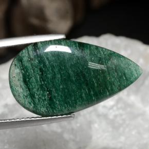 Avventurina Verde naturale da 9.13 ct, Forma a pera, Traslucido
