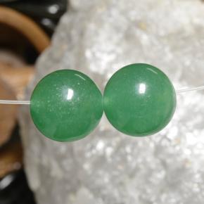 Avventurina naturale verde da 23,25 ct, sfera / palla, opaco